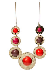 Pieces FLICA SHORT NECKLACE - VINTAGE ROSE