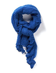 Pieces COSY KNIT SCARF 12 - LIGHT COBALT BLUE
