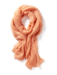 Pieces COSY KNIT SCARF 12 - PEACH