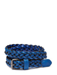 Pieces HAGEN BRAIDED JEANS BELT USP2 - LIGHT COBALT BLUE