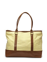 Pieces MAJKA SHOP TRAVEL BAG UNL - SUMMER YELLOW