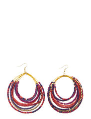 Pieces NEVA EARRINGS - LIGHT FUCHSIA
