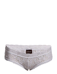 Pieces NETTI LACE HIPSTER - WHITE