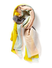 Pieces CATHIE LONG SCARF - SUMMER YELLOW