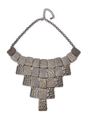 Pieces ELUS NECKLACE - GUN METALCOLOR