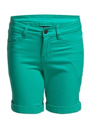 Pieces FUNKY FIVE SHORTS/BERMUDA GREEN