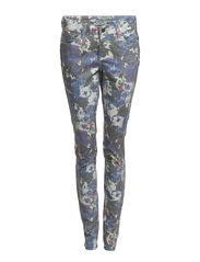 Pieces FUNKY GERBERA DELUX LEGGING/MID. BLUE