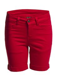 Pieces FUNKY FIVE SHORTS/RED