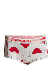 Pieces LOGO LADY BOXERS - VALENTINE
