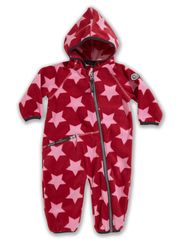 Racoon Fleece baby girl jumpsuit