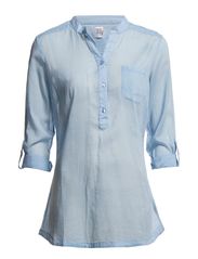 Saint Tropez SHIRT WITH MANDARIN COLLAR