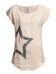 Saint Tropez TOP WITH BIG SEQUINS STAR