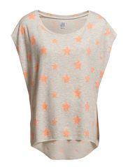 Saint Tropez STAR PRINT SWEAT TOP