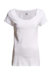 Saint Tropez T-SHIRT W TWISTED NECK BINDING