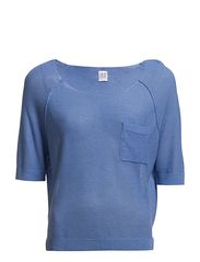 Saint Tropez CHEST POCKET BLOUSE