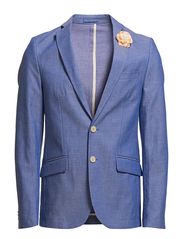 Scotch & Soda Bonded check & stripe blazer