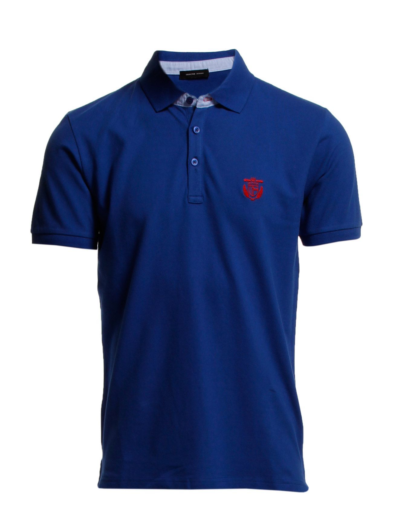 Selected Homme Aro ss embroidery polo s NOOS T