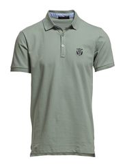 Selected Homme Aro ss embroidery polo T