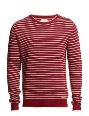 Selected Homme Monthy nap split crew neck C