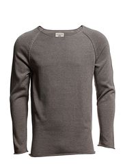 Selected Grot crew neck J - GREY