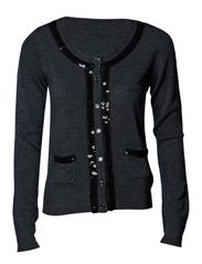 Soaked in Luxury VALESKANY - Dark grey melange check