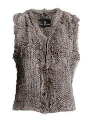Sofie Schnoor Rabbit Fur Vest - Natur