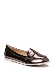 Sofie Schnoor Metallic leather moccasin