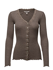 Soft Rebels Cardigan - Brown Melange