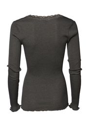 Soft Rebels Cardigan - Charcoal Melange