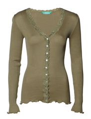 Soft Rebels Cardigan - Dusty Green