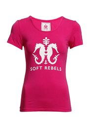 Soft Rebels Basic T-shirt - Very Berry
