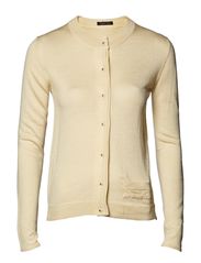 Stella Nova Melange Knit Cardigan - Vanilla