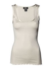 Style Butler Tank With Scallop - Cloud