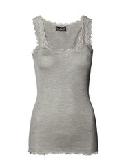 Style Butler Camisole With Lace - Light Grey Melange