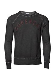 Superdry Escape Crew Sweat - Combo Rocker Black