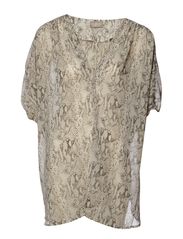 The Wardrobe Camelia Snake Shirt