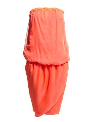 The Wardrobe Primrose Dress - Neon Coral