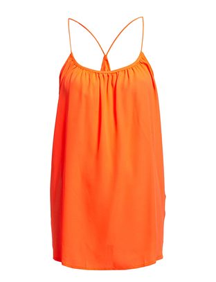 The Wardrobe Omana top - Neon coral