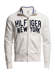 Tommy Hilfiger Denim Okkervil track jacket l/s - SNOW WHITE