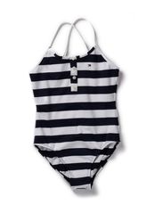 Tommy Hilfiger Kids BI COLOR STRIPE SWIMSUIT