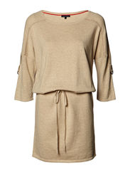 Tommy Hilfiger WOODSTOCK DRESS - PUMICE HTR