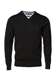 Tommy Hilfiger PACIFIC V-NK CF - FLAG BLACK