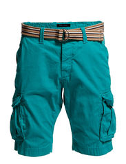 Tommy Hilfiger CHUCK CRG SHORT BOSTON TWILL BELT - BERMUDA GREEN