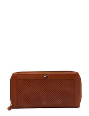 Tommy Hilfiger CAROLINA  L ZIP AROUND WALLET - TAN
