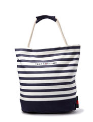 Tommy Hilfiger SAILOR I SMALL ROPE TOTE - RED