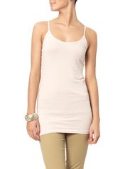 Vero Moda maxi my long singlet sup - PERLA ROSA