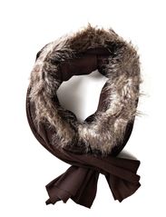 Vero Moda ALARA HOOD SCARF - MOCCA