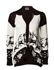 Vero Moda PAGTER LS CARDIGAN - MOCCA