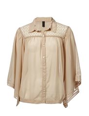 Vero Moda ARISTA 3/4 SHIRT - GRAY MORN