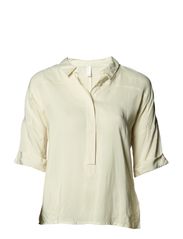 Vero Moda DONJA 2/4 TOP MIX WALL 4-5 - LATTE